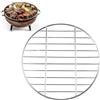 PARFCO Griglie per Barbecue, Griglia Acciaio Inox, Diametro 30 cm Graticola per Barbecue, Robusto Griglie Barbecue Leggere, Argento, da Utilizzare in Campeggio, Picnic, Barbecue in Giardino
