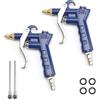 DEANKEJI 2 Pezzi Pistole ad Aria Compressa-Pistola Compressore con 2 Ugelli di Ricambio da 10 cm -Pistola Aria per Aria Compressa per Rimuovere lo Sporco Difficile da Raggiungere