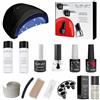 ALTÉAX kit Semipermanente Unghie Professionale MesaudaMNP Starter Kit Gel Polish 7ml, Nuova Formula Senza TPO + Lampada Led 48watt e Accessori - Kit Smalto Semipermanente Unghie, Omaggio Olio Cuticole Altéax