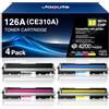 Jagute 4 Pacchi Toner Compatibili con HP 126A CE310A CE311A CE312A CE313A