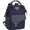 KROSER Zaino per Laptop Zaino per Computer Scolastico Elegante da 15,6 Pollici con Porta di Ricarica USB Scuola in Nylon Impermeabile alla Donne Moda Zaino con Porta USB per Viaggi/Affari/Uomini-Blu