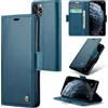 Rerzoiro Cover per iPhone 11 Pro Custodia Portafoglio [Blocco RFID] Premium Pelle PU Wallet Case Flip Libro con Porta Carte Slot Supporto Flip Case per iPhone 11 Pro, Blu