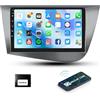 Podofo Android Autoradio GPS per Seat Leon 2005-2012(Guida a Sinistra), 9 Touchscreen Wifi Bluetooth FM RDS Radio Dulica Schermo USB Navigazione per Auto Video Stereo per Leon Navi +Canbus