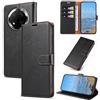 KKEIKO Cover per Honor Magic7 Lite 5G, Antiurto Custodia in PU Pelle con Blocco RFID, Magnetico Protettiva Cover per Honor Magic7 Lite 5G, Nero