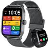 Motsfit Orologio Smartwatch Uomo Fitness: 1.83 Smart Watch con Effettua Risposta Chiamate 100+ Sportive Cardiofrequenzimetro SpO2 Sonno Contapassi Impermeabile IP67 Orologi Tracker Compatibile iOS e Android