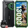 Blackview BV6200Pro 13000mAh Rugged Smartphone, Altoparlante 98DB Telefono Rugged, Android 14, 18GB+128GB /2TB, 6.56 HD+ Telefono Indistruttibile, 13MP/Dual 4G/ OTG/GPS/NFC/Fingerprint