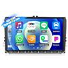 SIXWIN [4+64G]SIXWIN Android 13 Autoradio con CarPlay/Android/DSP per VW Golf 5 6 Touran Polo Touran, 1280 * 720, 9 HD Schermo Navigatore GPS WiFi BT USB FM RDS Radio Mirror Link+32 band EQ