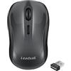 LeadsaiL Mouse Wireless Ottico USB 2.4G Mini Mouse per PC Cordless Silenziosi, Silenziosi, 4 Pulsanti, 3 Livelli DPI Regolabili per PC/Tablet/Laptop/Windows/Mac/Linux - Grigio