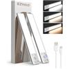 EZVALO Luce Armadio,Barra LED Sottopensile,20cm (2 Pezzi) 62 LED, 1600mAh,3 Temperature Regolabili,Dimmerabile Con Sensore Di Movimento 3 Modalità, Senza Fili Per Guardaroba、Cucina、Corridoio