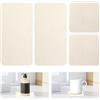 HFDONGL 4 Pezzi Sottobicchieri di Diatomite Assorbenti D'Acqua Sottobicchiere di Terra di Diatomee Vassoio in Pietra per Lavello Portasapone Terra Diatomeica Vassoio Pietra Assorbente per Cucina e Bagno