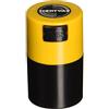 Tightpac America, Inc. Tightvac vitavac-pocketvac Vacuum Sealed Pill Box & Vitamin Container, 1/56,7 gram/06. litro, Tappo Corpo Nero/Giallo