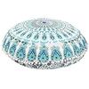 AVA Collections 22 pollici/55 cm rotondo mandala copertura per cuscino da pavimento cuscino da meditazione divano posti a sedere tiro hippie rotondo colorato decorativo bohémien boho chic cuccia per c