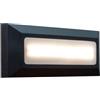 Planetitaly Segnapasso led 4w esterno rettangolare a parete IP65 segnapassi lampada applique