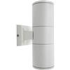 Planetitaly Applique doppia lampada faretto GU10 esterno IP44/IP65 alluminio led 230V luce muro