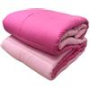 Renato Balestra Trapunta Invernale Matrimoniale in Microfibra Double Face 270x270 cm, Made in Italy, Fucsia