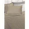 Laura Biagiotti - Set Lenzuola Matrimoniali Maxi Flanella di Puro Cotone, Completo Lenzuola Invernale Felpate in Flanella Anti-Pilling Pachira Beige