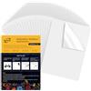 Siumir 20PCS Stabilizzatori per Ricamo, A4 (29.7x21cm) Idrosolubile Autoadesivo Stabilizzatori per Cucito, Carta da Ricamo Stampabile o Disegnabile per Ricamo a Mano e a Macchina