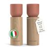 LARS NYSØM Set Macina Sale e Pepe in Legno Manuale - Macina Spezie con Macina in Ceramica Regolabile - Eleganti Macina Pepe e Sale in Legno di Faggio per Cucina o Tavola (Brick Red)