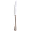 PINTINOX Set 12 Coltelli Tavola Stresa Colour Tortora, Acciaio Inox, manico antiscivolo in Polipropilene ergonomico