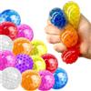 HTGWCG 10 Pezzi Balles Anti Stress de Soulagement Jouets Sorriso Divertente Sfera Palla Mini Giocattoli Antistress da Spremere Morbidi Motivazionali Palline Antistress da Impastare per Bambini e Adulti