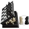 INHHCED Set Di Scacchi Magnetico, Scacchiera Pieghevole, Mini Set Di Scacchi Da Viaggio Portatile, Gioco Educativo E Regalo Per Adulti E Bambini - 2 Giocatori (24 Cm)