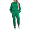 Generico Completo Donna Sportivo Invernale Casual Tuta Da Ginnastica Comode Pullover Felpa Senza Cappuccio E Jogging Pantaloni Sportiva Completa Set Offerta Firmate Completi 2 Pezzi Tute Casa Palestra Yoga