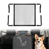 mongtsamz Rete per Cani Auto, Regolabile Barriera per Cani per Auto 53 x 53 CM Resistente Rete Divisoria Auto Rete per Animali Domestici per Cani per SUV e Auto, 1 Pezzi, Nero