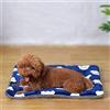 GOBIWM Materasso per letto per cani, multiuso, lavabile in lavatrice, coperta, tappetino per cani di taglia piccola, media e grande e gabbie per gatti (blu navy, S (30 x 50 cm)