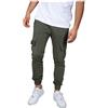 Alpha Industries Terry Jogger Pantaloni da Uomo Sportivi, Dark Olive, XXL