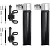 GERUI 2 mini pompa portatile per bicicletta, 120 PSI, pompa ad aria ad alta pressione, per mountain bike e BMX, pompa ad aria per bicicletta, pompa Presta e Schrader