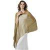 BEAUTELICATE Stola Elegante Donna Cerimonia Elegante Trasparente Crepe Coprispalle Leggera Poncho Cape per Matrimonio Abito da Sera, Lavanda