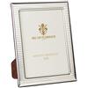 SEC OF FLORENCE 7313/10x15 Cornice Portafoto in Argento Massiccio 925 con Retro in Legno Mogano