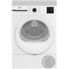 Beko Asciugatrice 9 Kg Classe D Inverter con Pompa di Calore Profondità 61 cm Funzione Vapore colore Bianco - BMT93EW
