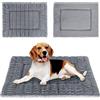 IEUUMLER Memory Foam Materasso per Cani, Cuscino per Cane Gatto, Pelosa Morbida Lavabile Doppio Uso Materasso per Grande Medio Piccolo Cani Gatti FC020 (Grigio, S-60x45cm)