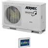 Pompa Di Calore Chiller Aermec R-32 Inverter Modello 10,0 Kw Con Avviamento E Comando Incluso Scambiatore a piastre e ventilatore DC Brushless Completo di pannello di controllo remoto Prima accensione gratuita TRIFASE 380V