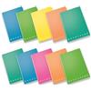 Pigna, Maxi Quaderno Monocromo FLUO, A4, 80 g/m², 80 pagine con risguardo, Copertina in Cartoncino, Plastificata Opaca, interno 0C, Righe con margine, Colori Assortiti, 10