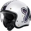 SHOEI Casco J-O 2 CROSS LOGO 2 TC-6 Nero Bianco SHOEI