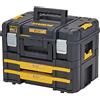 DEWALT DWST83395-1 - TSTAK IP54 Combo Kit - Capacità di carico 30 kg, protezione IP54, inserto in schiuma, trasportabile, chiusure in metallo, divisori estraibili. Misure: L:440 x A:337 x P:320 mm