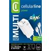 Cellularline - Multipower 65w Kit Achkitc2cgan65tabw-bianco