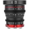 Meike 85 mm T2.2 Manual Focus Grandangolare Mini Obiettivo Cinema APS-C Mini Prime Cine Obiettivo per Canon RF-Mount EOS R RP R7 R10 C70 Komodo Fotocamere