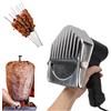 Topyond Coltello Elettrico Kebab, 80W Coltello Elettrico Shawarma, Acciaio Inox Taglierina Giroscopica Commerciale per Shawarma Gyros, Coltello da Taglio Professionale Elettrico, Spina UE 110-220V