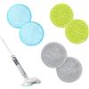 ysister 6 pezzi Ricambio For Mocio Elettrico,Panno di Ricambio per Mocio Rotondo,Cuscinetti Assorbenti per Mocio,Mocio Elettrico Rotante Senza Fili,Accessori per Mop Elettrico per Tergicristalli