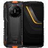 DOOGEE Mini Smartphone Rugged Fire 3 Pro, 5,5 HD+, Corpo Compatto+Facile da Impugnare, 16GB+128GB(2TB SD), 8350mAh Batteria a Lunga Durata, AI Gemini, 16MP+8MP, Cellulare Antiurto, NFC, Arancione