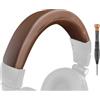 SOULWIT Copertura Archetto in pelle proteica per Audio Technica ATH M50, M50X, M50XWH, M50XBT, M50XBT2, M50S/LE, parte di ricambio per la riparazione del cuscinetto della fascia per la testa