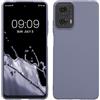 kwmobile Custodia Compatibile con Motorola Moto G24 / E14 / G04 / G04s Cover - Back Case per Smartphone in Silicone TPU - Protezione Gommata - lavanda opaco