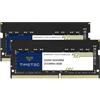 Timetec 16GB KIT (2x8GB) DDR4 2133MHz PC4-17000 Non ECC Unbuffered 1.2V CL15 1Rx8 Single Rank 260 Pin SODIMM Laptop PC Memoria RAM Modulo Aggiornamento