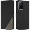 SONWO Cover per Xiaomi 11T PRO/Xiaomi 11T, Flip Caso in PU Pelle Case Cover Custodia con Slot per Schede e Supporto Stand per Xiaomi 11T PRO/Xiaomi 11T, Nero