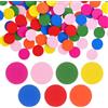 STOBOK 100 pezzi di legno per contare cerchi colorati Bingo chip educazione giocattolo per studenti (colori misti)