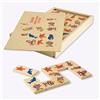 Dida Domino Animali Marini, 28 Tessere - Gioco Educativo in Legno per Bambini 3-4 anni, Perfetto Gioco da Tavolo, Stile Montessori, Set Colorato e Didattico