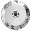 Space Home LS Coperchio per Padelle e Giratortillas 26 cm in Acciaio Inox - Ideale per Girare Tortillas e Frittate in Sicurezza - Manico Ergonomico Resistente - Coperchio Universale per Pentole